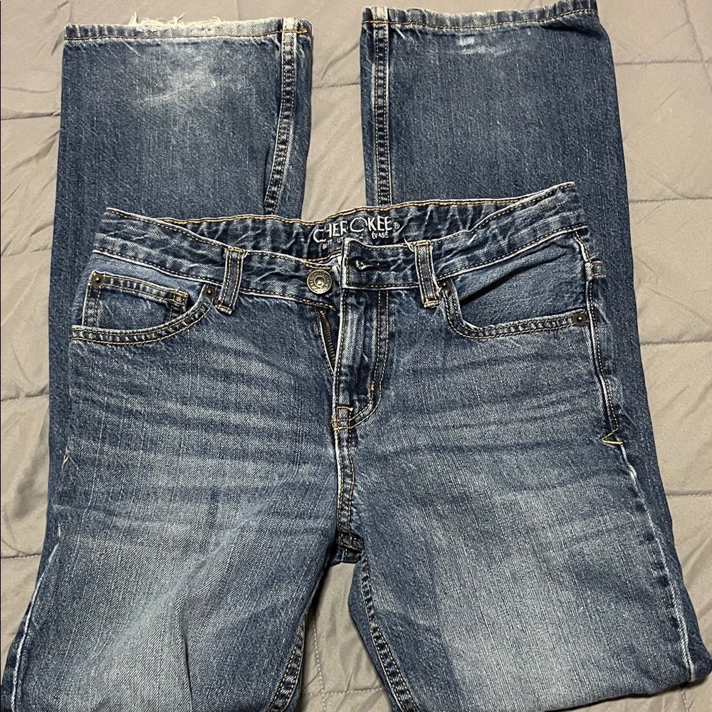 Cherokee boys Dark Blue Straight Leg Jeans